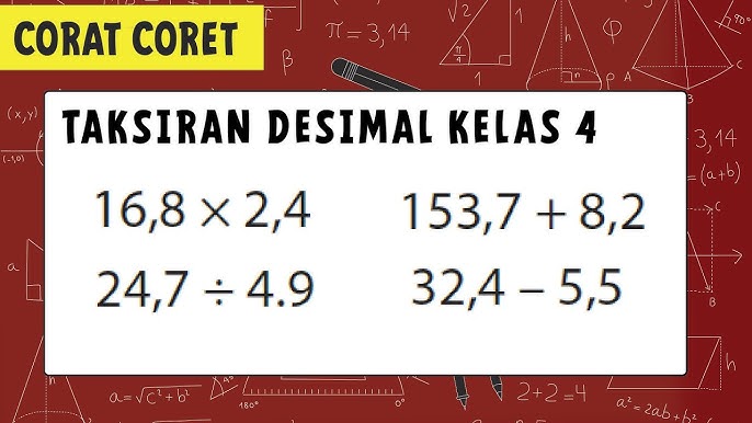 Taksiran Desimal Matematika Kelas 4 Taksiran Hasil Operasi Hitung Youtube Taksiran Desimal Matematika Kelas 4 Taksiran Hasil Operasi Hitung Youtube