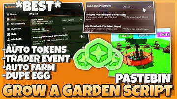 Grow A Garden Script *BEST* - Trader Update, Dupe Egg, Auto Farm, Switch Egg, Mobile & Pc!!!