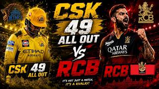 CSK 49 ALL OUT? IPL BIGGEST RIVALRY LIVE IN IPL CRICKET GAME screenshot 2
