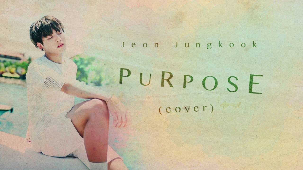 Bts Jungkook Purpose Cover Lyric Video Youtube
