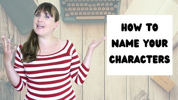 How To Name Characters - Creative Writing Advice With JJ Barnes