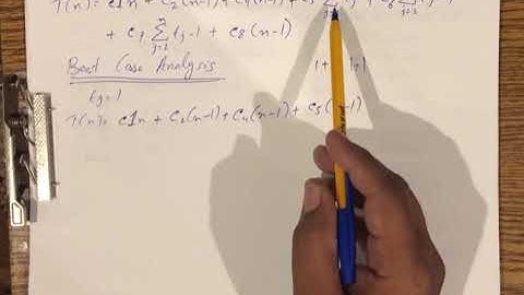 Best and worst case analysis of the insertion sort in Urdu part4