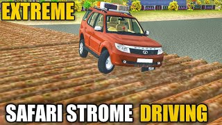 TATA Safari Strome Car Driving On Extreme Road | Bus Simulator Indonesia | BUSSID Mod