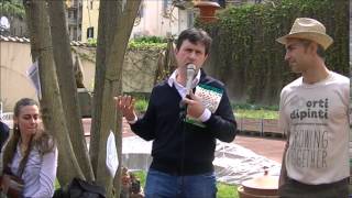 Dario Nardella al Community Garden Orti Dipinti a Firenze