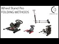 Wheel stand pro folding methods