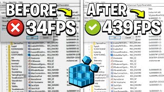 🔧DO THESE 5 REGISTRY SETTINGS TO BOOST FPS IN ALL GAMES ✅ (FPS BOOST & FIX LAG)