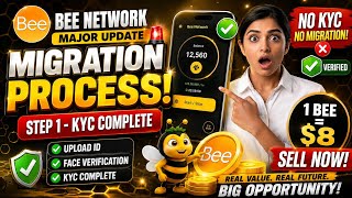 🚨 Bee Network KYC Update 2026 | Migration Step 1 &amp; Bee Token Sell Guide 💰#beenetwork 