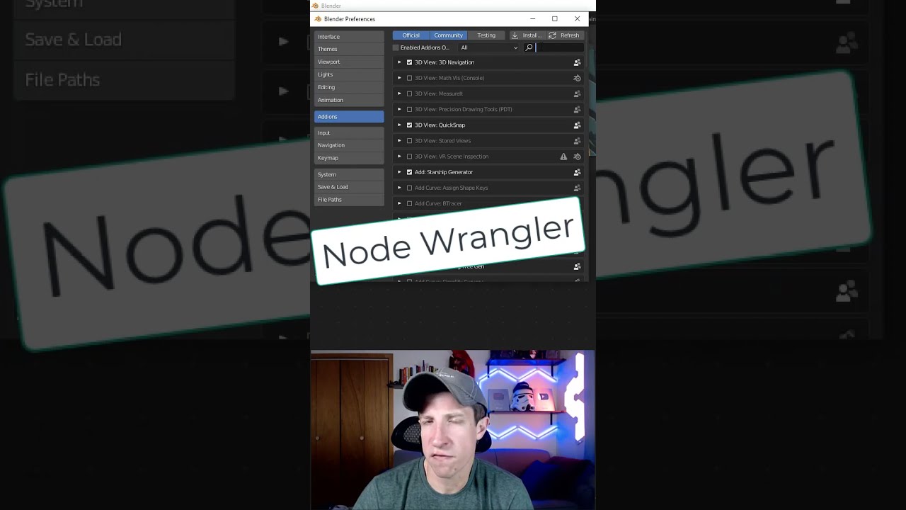 Node Wrangler - The Best FREE Blender Add-On? - YouTube