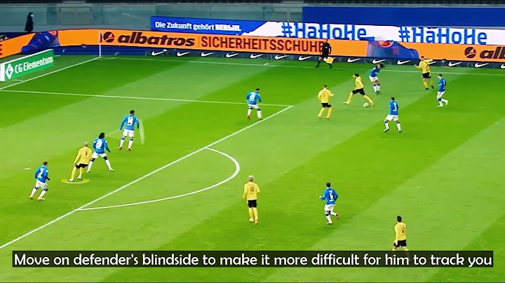 Erling Haaland Movement: Double Runs & Blindsides