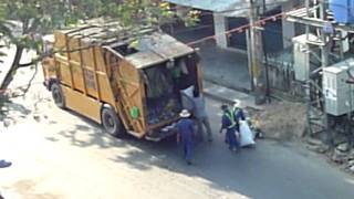 Camion poubelle au Vietnam