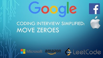 Coding Interview Tutorial 14: Move Zeroes [LeetCode]