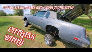 Cutlass Build 3 Pumps 6 Batteries With A Unique Trunk Set Up