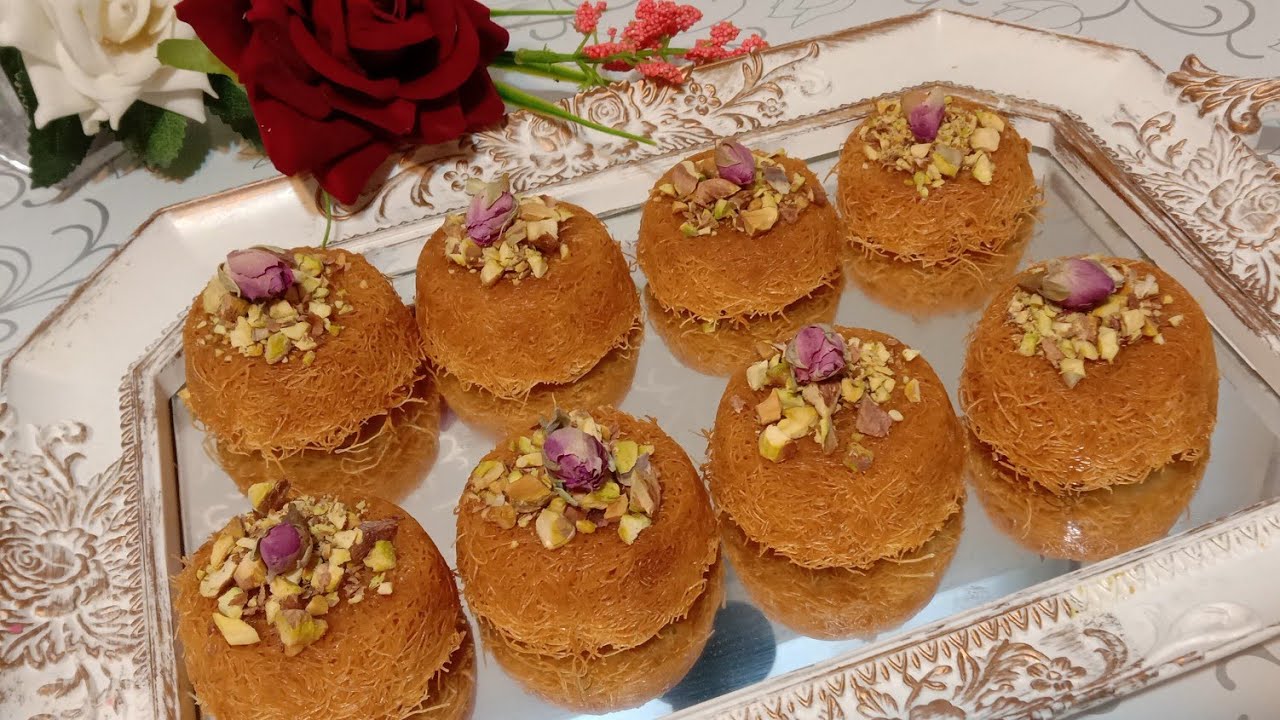 كنافة فردية بالكريمة،لي كتبقا من احسن المعسلات الشرقية السهلة والراقية