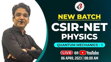 CSIR NET /JRF  DEC 2023 I QUANTUM MECHANICS-1