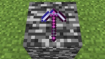 how to break a netherite pickaxe in 0.000099 sec