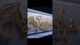 Ayesha Name Video Comment Your Name