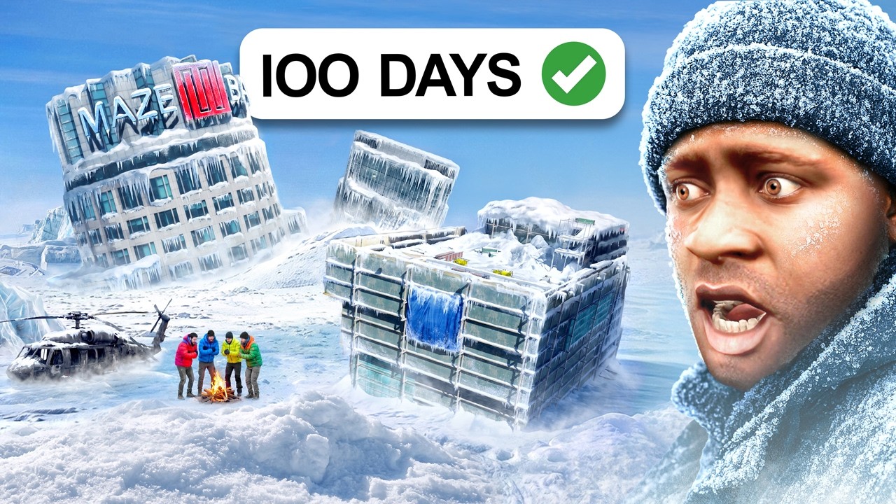 I Spent 100 DAYS in EXTREME Weather in GTA 5!