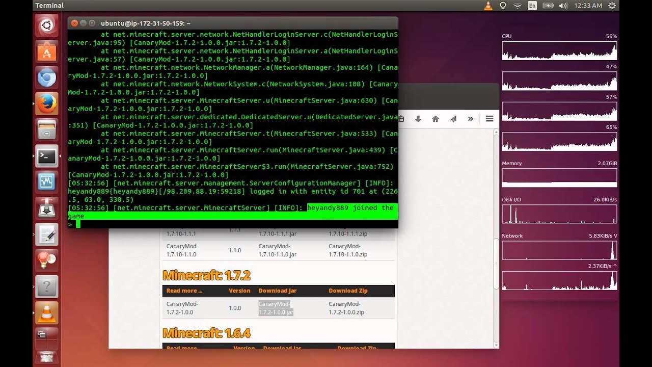 Minecraft Caenary Breezing through creation of a CanaryMod Minecraft server - YouTube