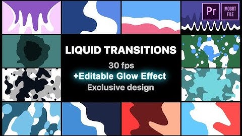 Liquid Motion Transitions Motion Graphics Templates