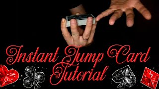 David Blaine INSTANT JUMP card trick // card trick // tutorial