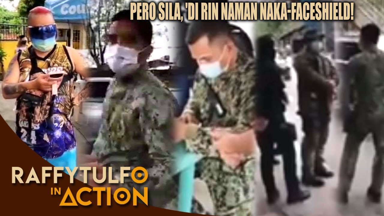 VIRAL VIDEO NG MGA PULIS NA SUMASAMPA SA MGA BUS PARA MANGHULI NG 'DI NAKA-FACESHIELD!