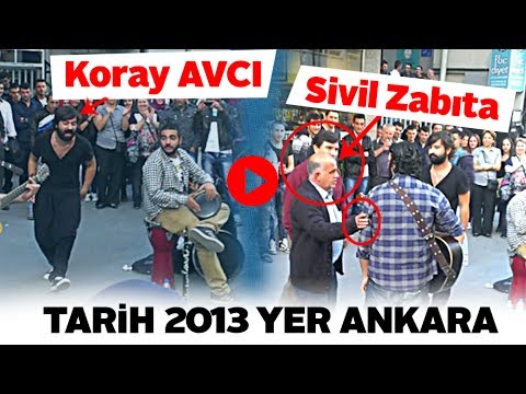 Koray Avcı Ankara Kızılay'da Zabıtaların kurbanı oluyor - Tarih 2013