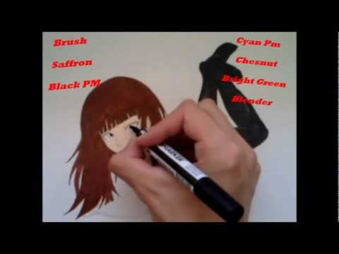 Comment Utiliser les promarker [tuto perso manga]