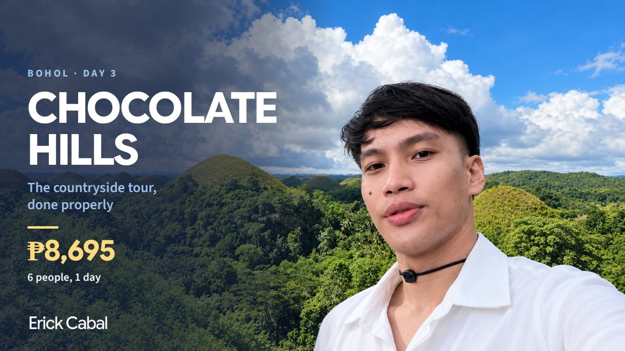 The Bohol Countryside Tour for 6 People: ₱8,695