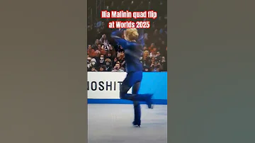 Ilia Malinin World Figure Skating Championships SP 2025 Quad Flip 