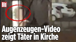 Amoklauf in Hamburg: Augenzeugen-Video filmt Tat in Kirche der Zeugen Jehovas