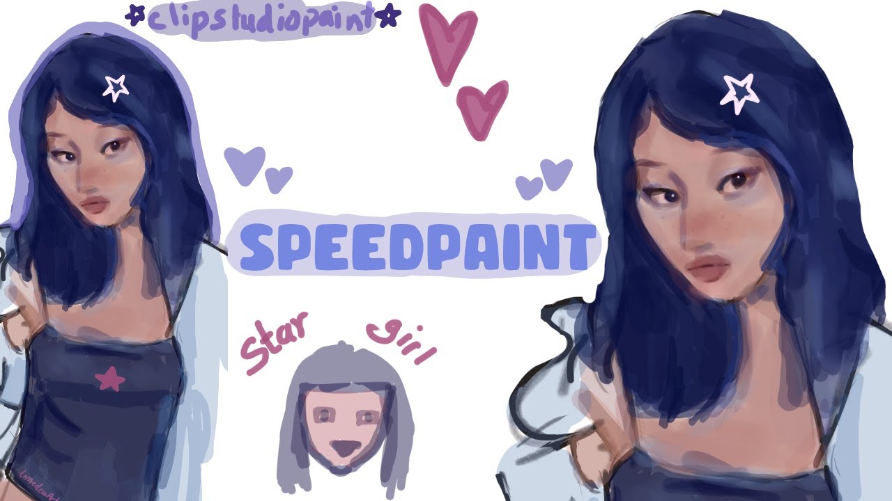 [ Speed Paint ]  "Stargirl" ⚝𓆩ꨄ︎𓆪☆ Clip Studio Paint