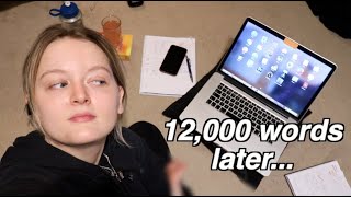 chaotic law essay writing vlog (kcl masters)