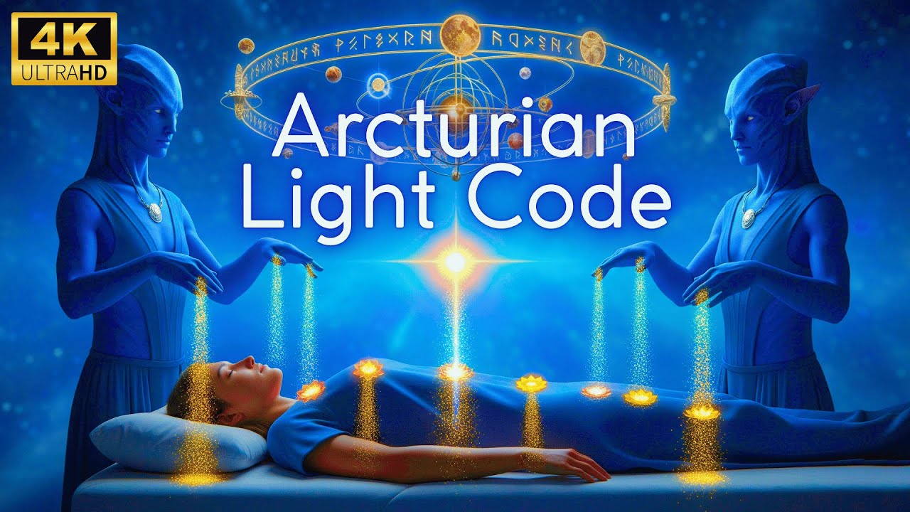 🌌 Arcturian Healing Frequency DNA Healing Music 🔮 Light Codes for ...