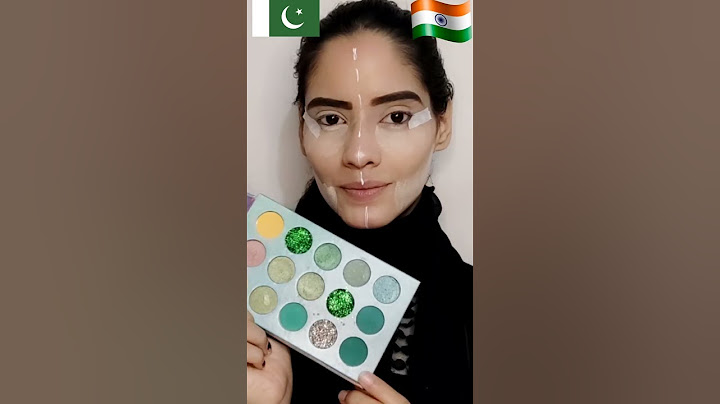 🇮🇳 Indian vs 🇵🇰Pakistan makeup look #Shorts