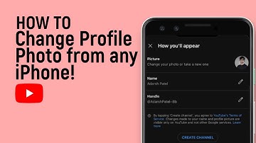 How to Change Youtube Profile Photo from any iPhone [easy]