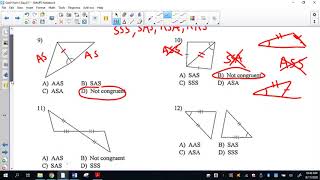 Geo Notes 4-4,4-5:  Proving Triangles Congruent