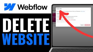 How to Delete Site in Webflow 2025 (Under 1 Mins)