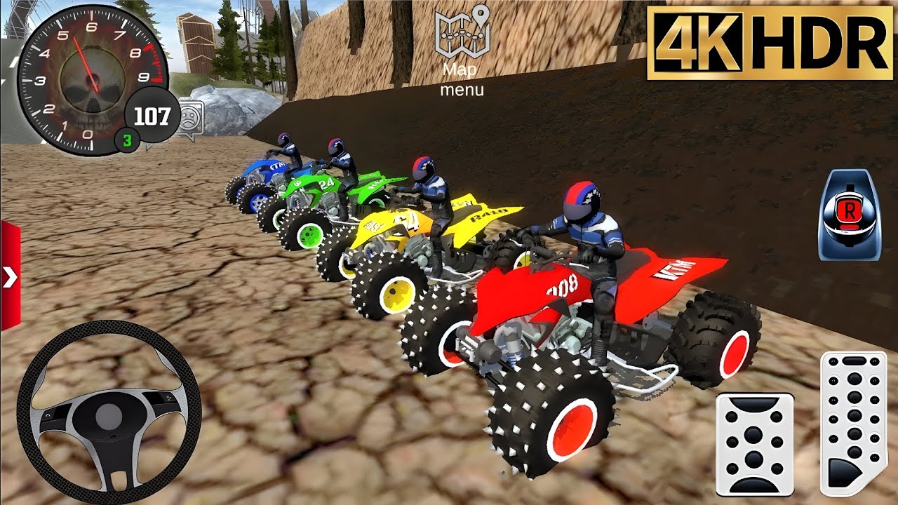 Поездка на машине с горячей девушкой по бездорожью - Offroad Outlaws IOS/Android Gameplay