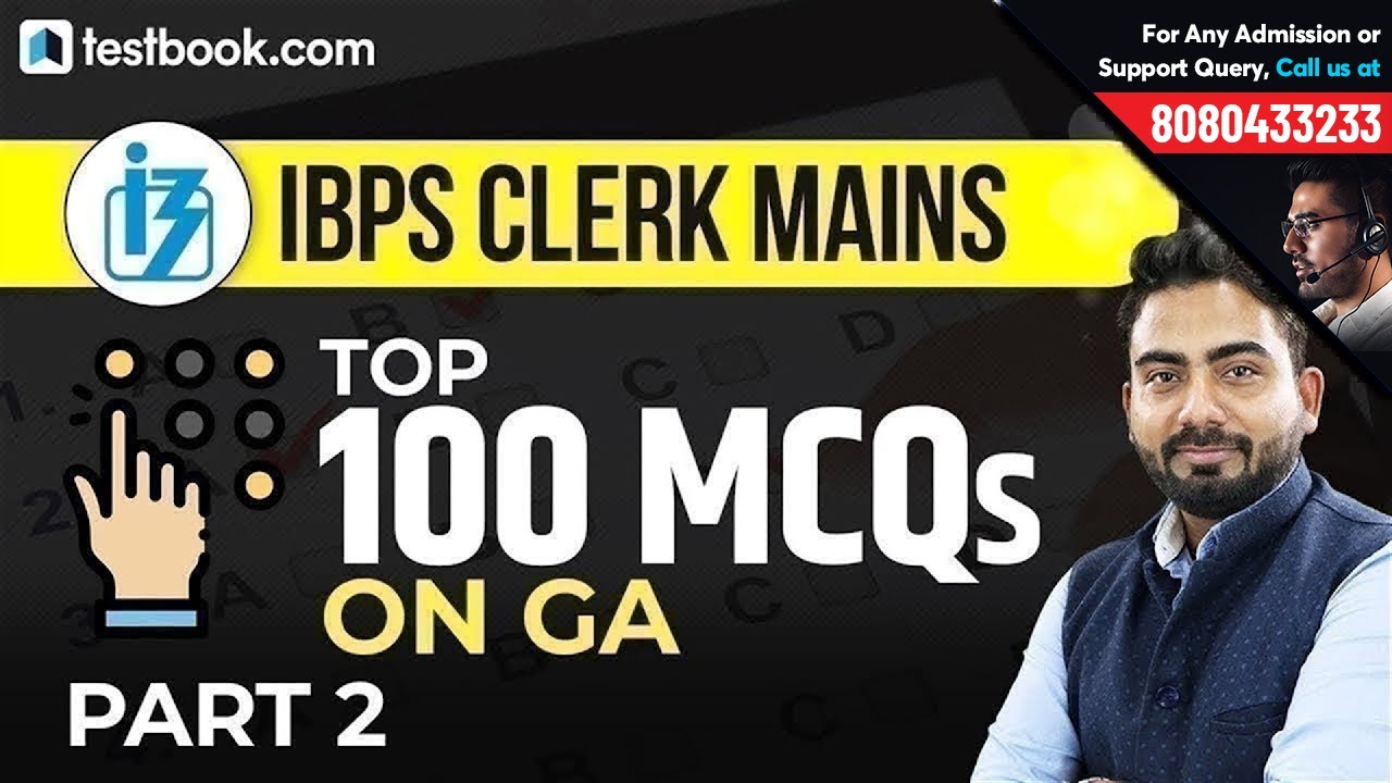 IBPS Clerk Mains 2018 | Top 100 GA Questions for IBPS Clerk Part 2 | Last Minute Tips | Abhijeet Sir