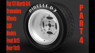 Fiat 131 Abarth Gr4 Cromodora wheels Part 1 - Assembly 8x15, 11x15