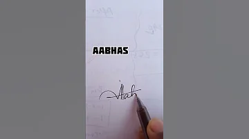 A Letter Autograph Signature How To Signature Your Name Alphabet Sign Shorts Short Sign New 