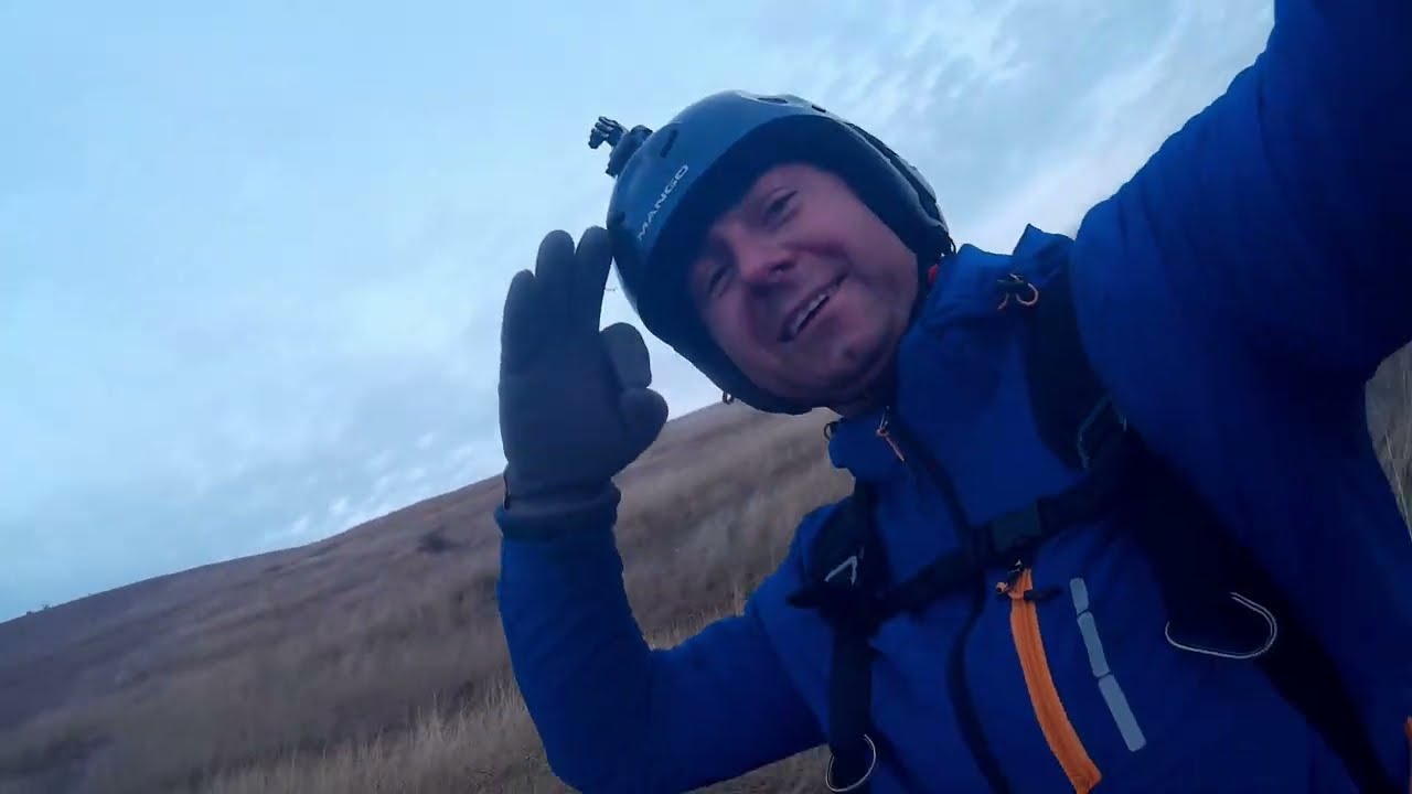 PARAGLAJDING KUMANOVO CETIRCE 17.01.2024 PARAGLIDING KUMANOVO NOVA PRION 3 GLAJDER