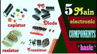 5 main electronic components 