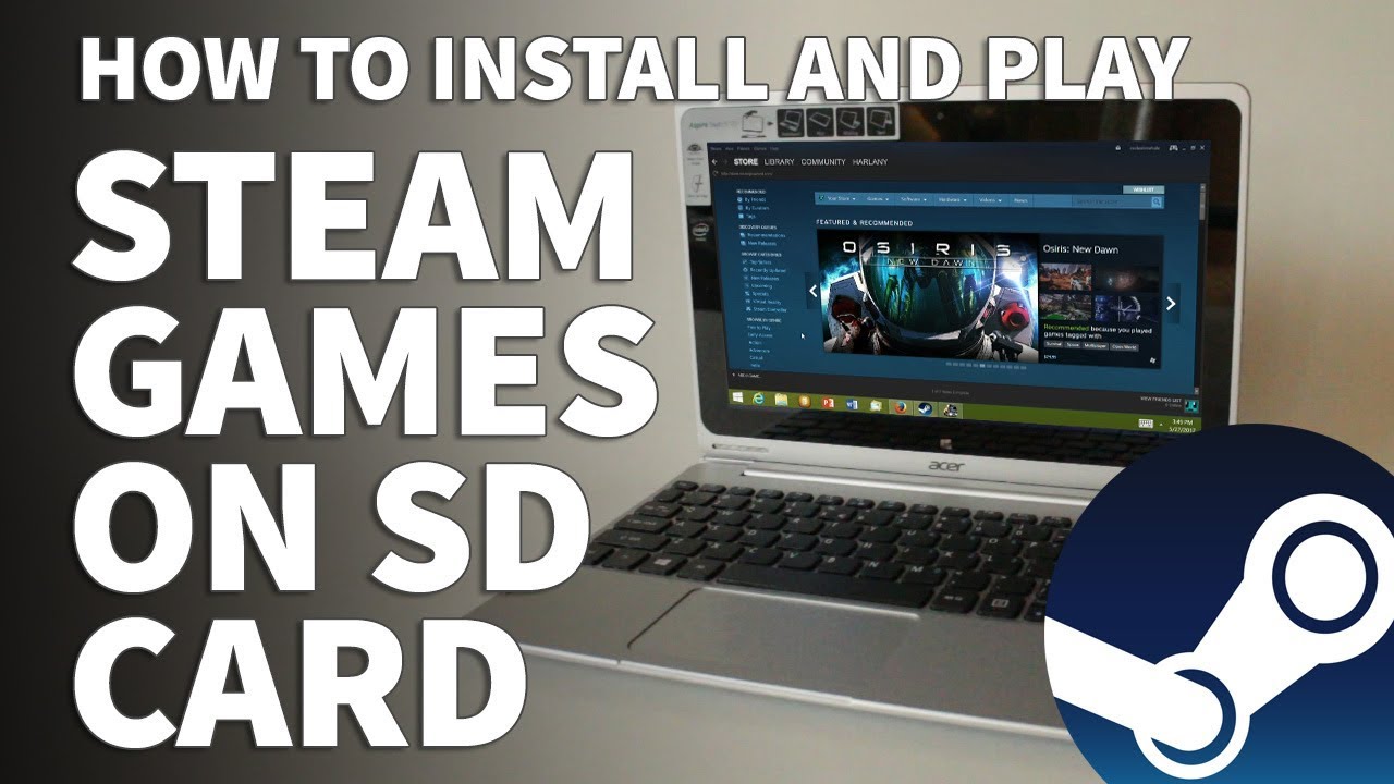 can you download steam games on an external hard drive