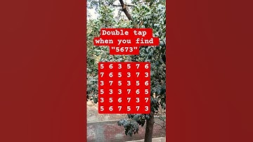 Observation Visual Test: 5 Seconds For You To Spot:5673. Try Your Skills!  #search #puzzle #shorts