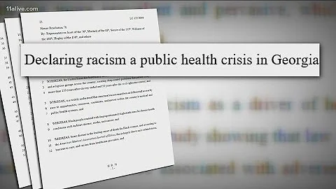 State legislator aims to declare racism a pubic health crisis in Georgia