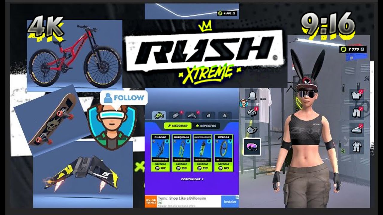 Rush Xtreme Mobile Gameplay – Crazy Speed & Reflexes! 4K