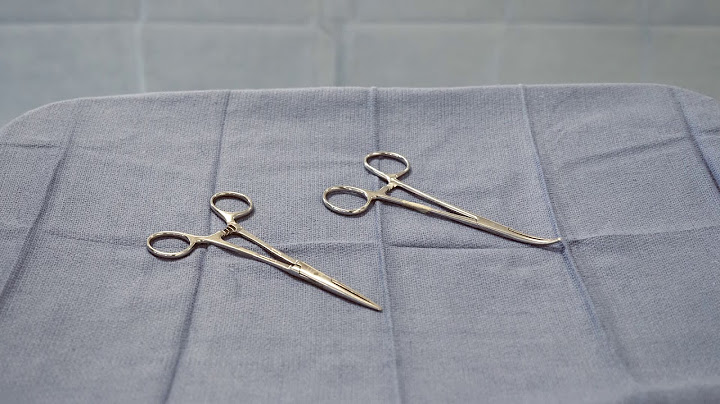 Curved or straight forceps for fishing