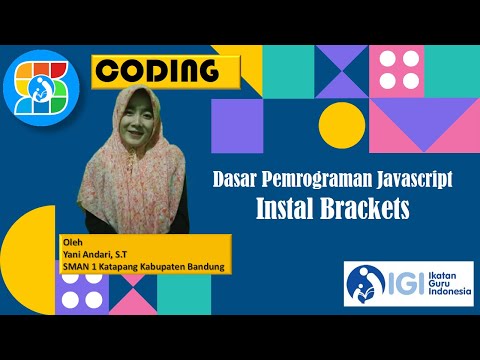 Dasar Pemrograman Java Script Install Brackets