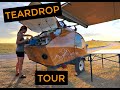 WOODEN TEARDROP CAMPER TOUR | DIY Kit by Chesapeake Light Craft